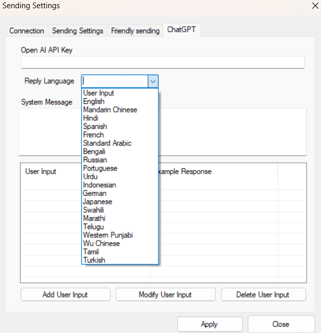 WhatSender ChatGPT ChatPT
